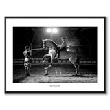 Circus Schumann as a historic photograph and poster from Historly – with white border and title
