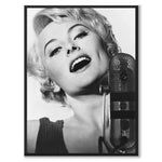 Monica Zetterlund som historiskt fotografi och poster från Historly – helbild utan vit kant