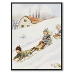 Februari som poster till barnrum från Historly – helbild utan vit kant – bild 4
