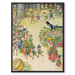 Augusti som poster till barnrum från Historly – helbild utan vit kant – bild 4