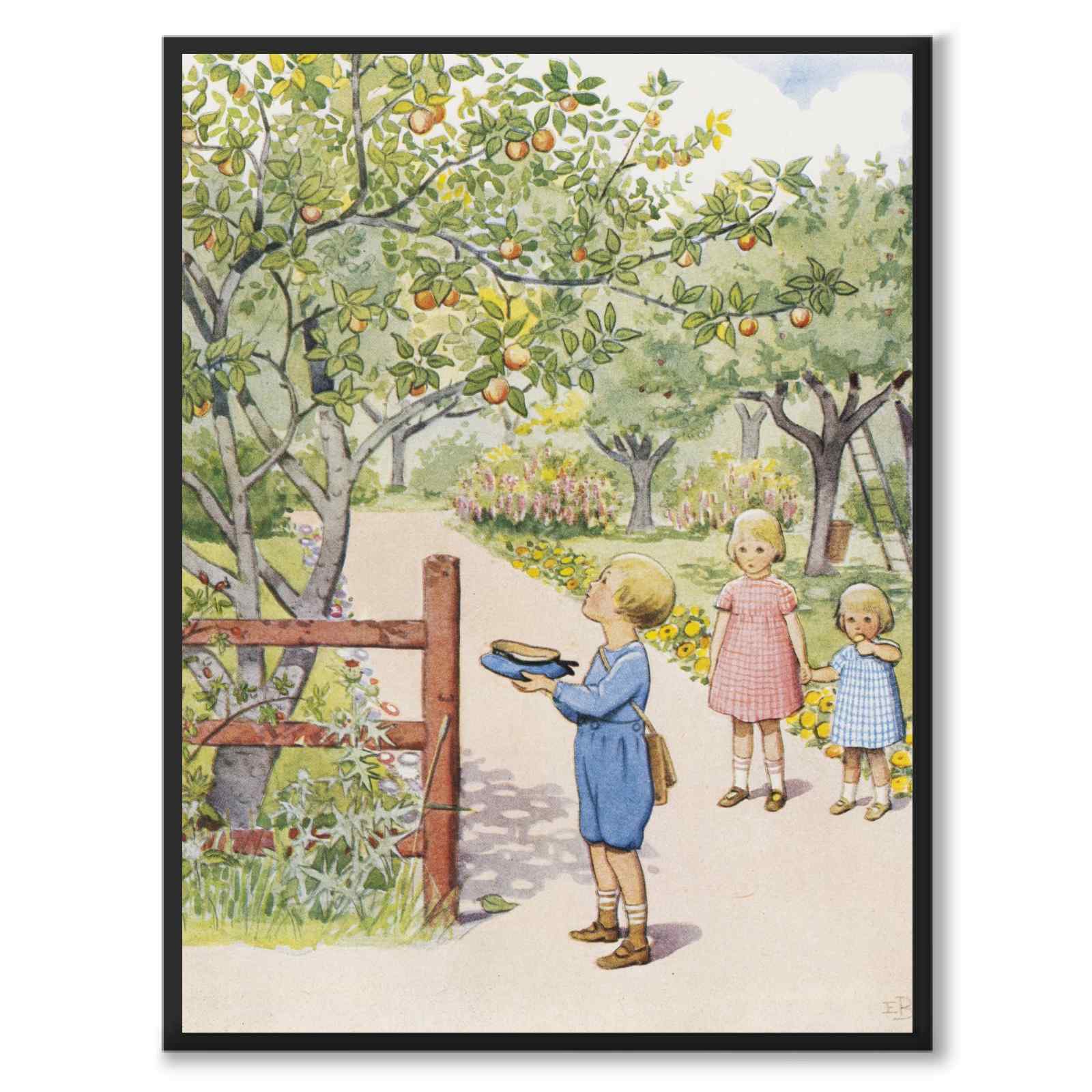 September som poster till barnrum från Historly – helbild utan vit kant – bild 4