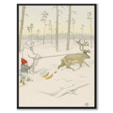 Olle’s Ski Journey as a poster with Norse mythology and folklore from Historly – full image without white border – image 3