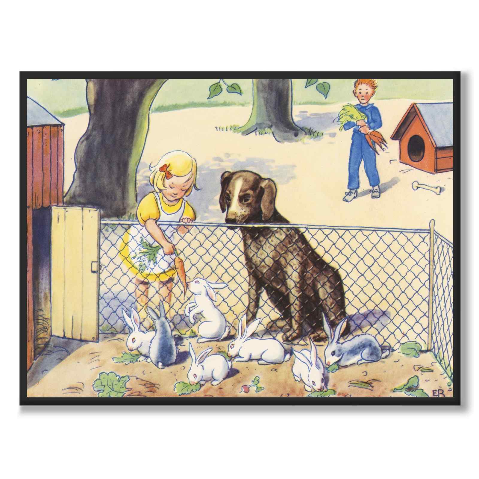 Good Annika as a poster for a children's room from Historly – full image without white border – image 2