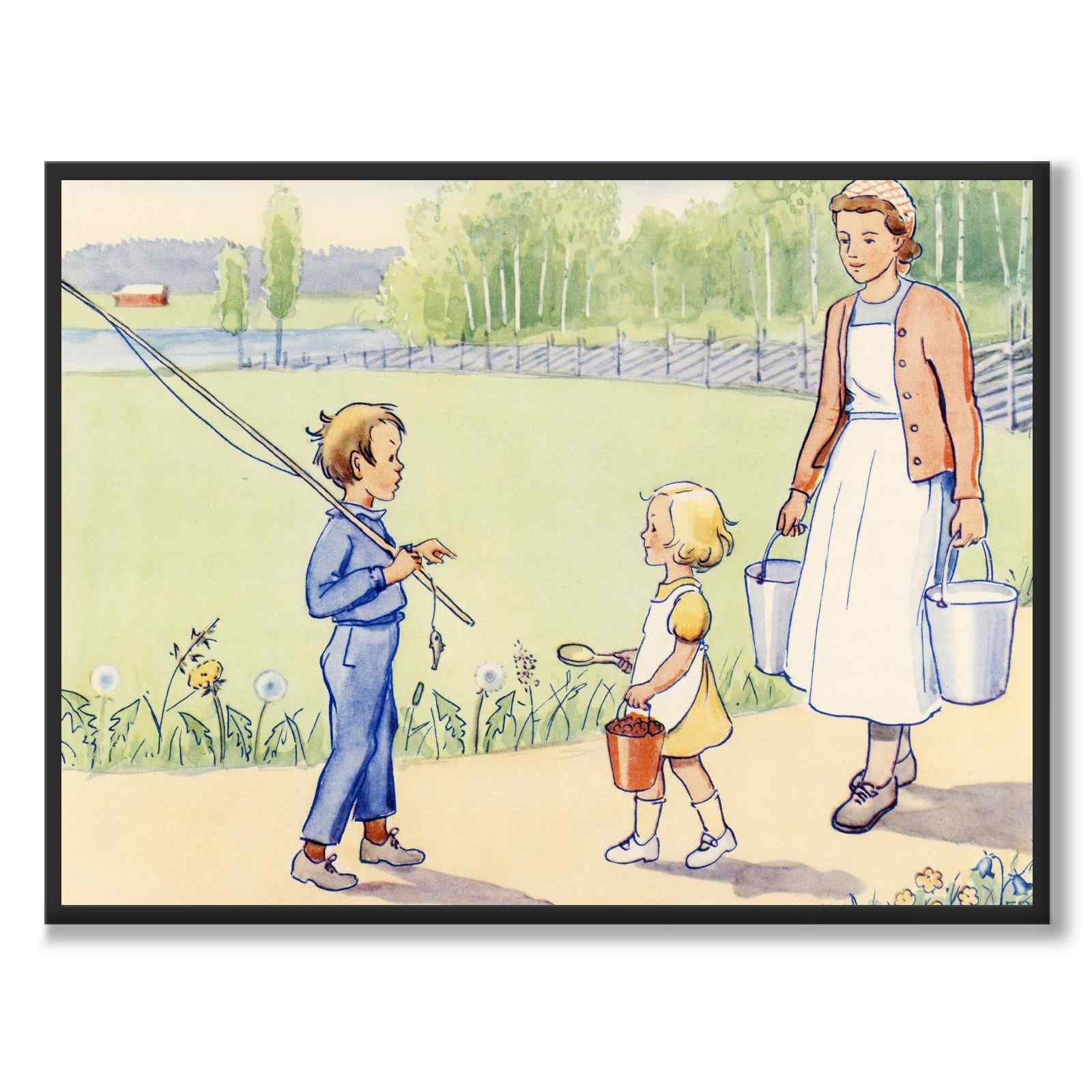 Good Little Annika as a poster for a children's room from Historly – full-bleed without white border – image 2