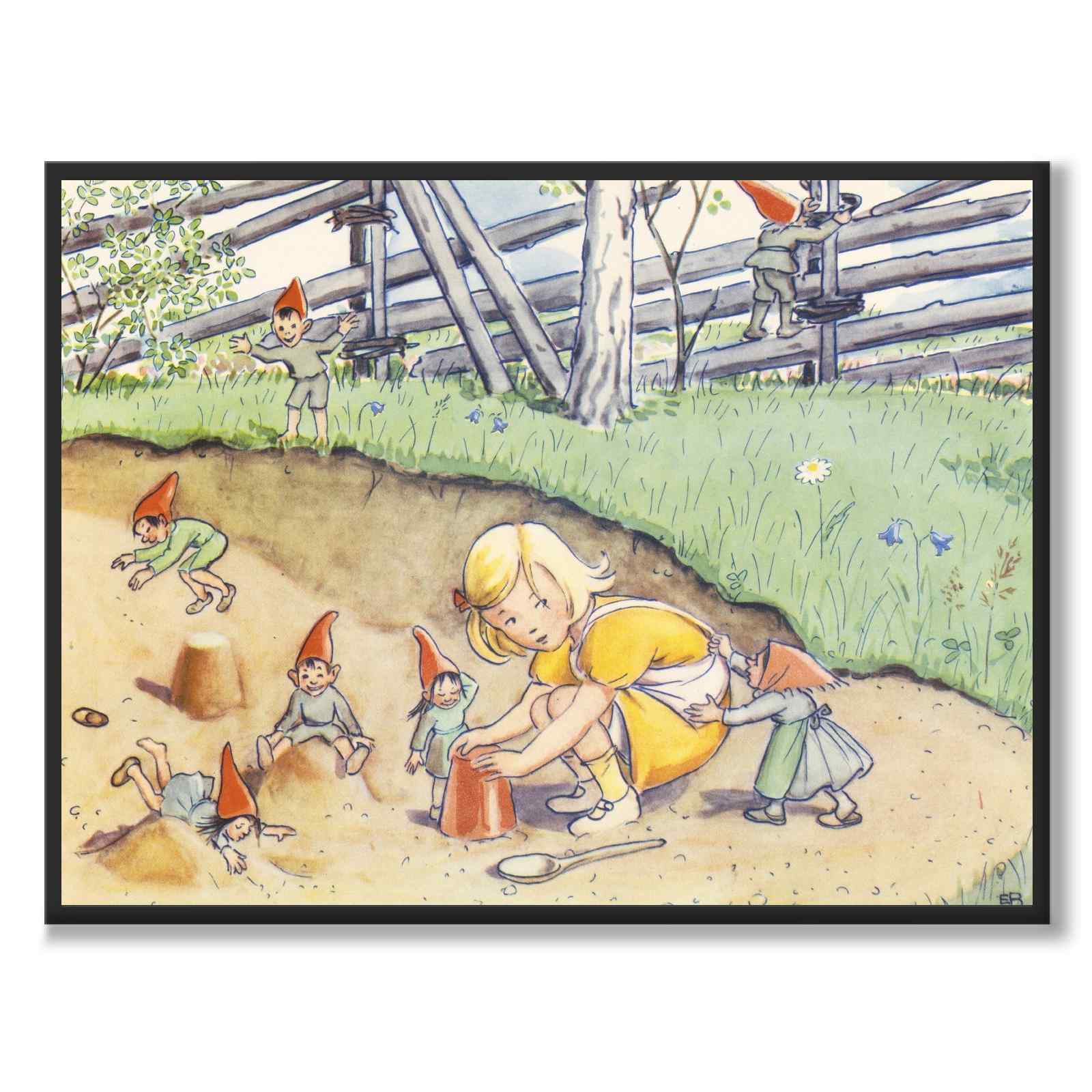 Good Annika as a poster for a children’s room from Historly – full image without white border – image 2