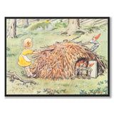 Duktiga Annika as a poster for a children's room from Historly – full image without white border – image 2