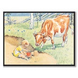 Little Miss Annika as a poster for a children’s room from Historly – full image without white border – image 2