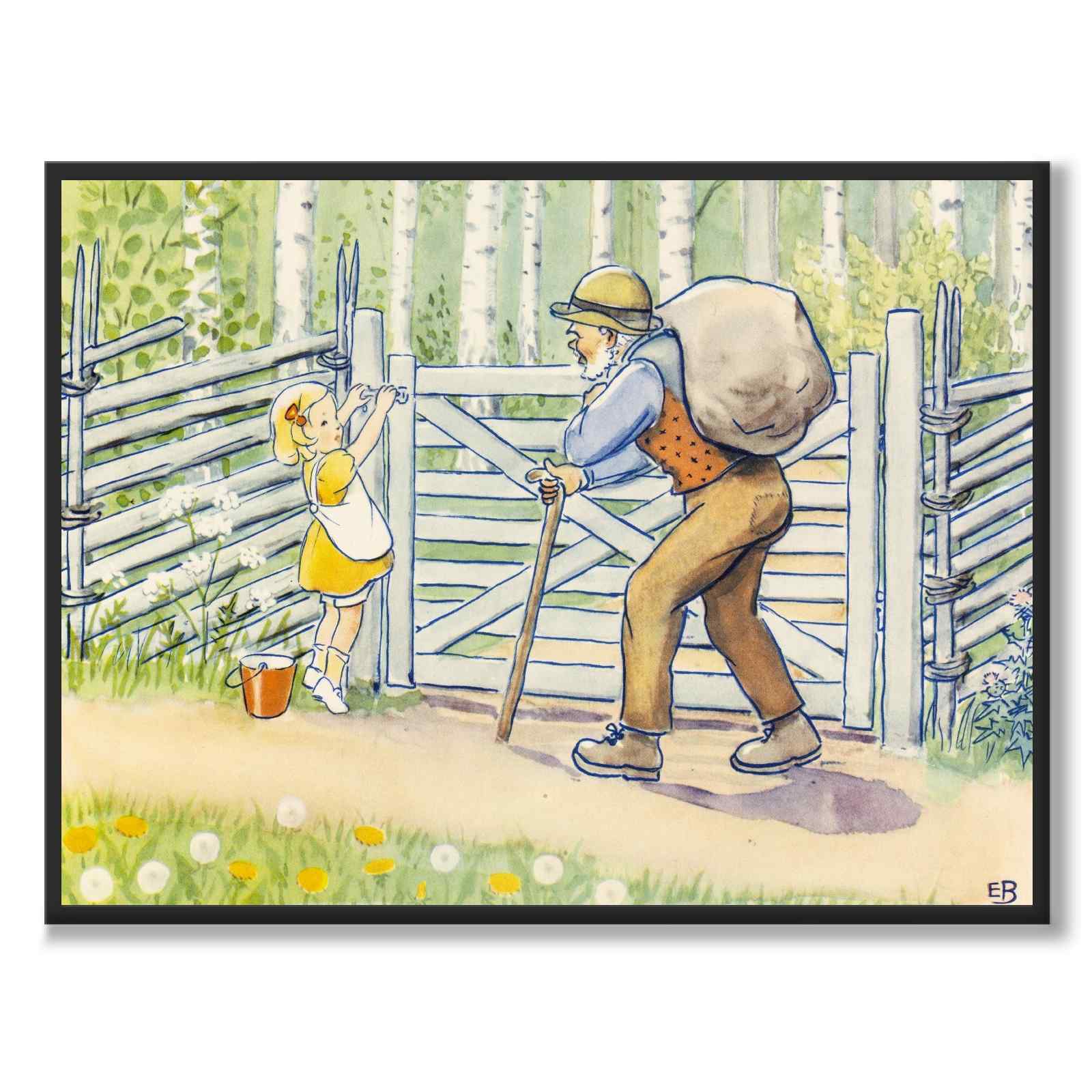 Good Annika as a poster for a children's room from Historly – full image without white border – image 2