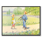 Diligent Annika as a poster for a children's room from Historly – full image without white border – image 2