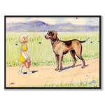 Duktiga Annika as a poster for a children’s room from Historly – full image without white border – image 2