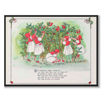 Putte's Adventures in the Blueberry Forest as a poster for a children's room from Historly – full image without white border – image 2