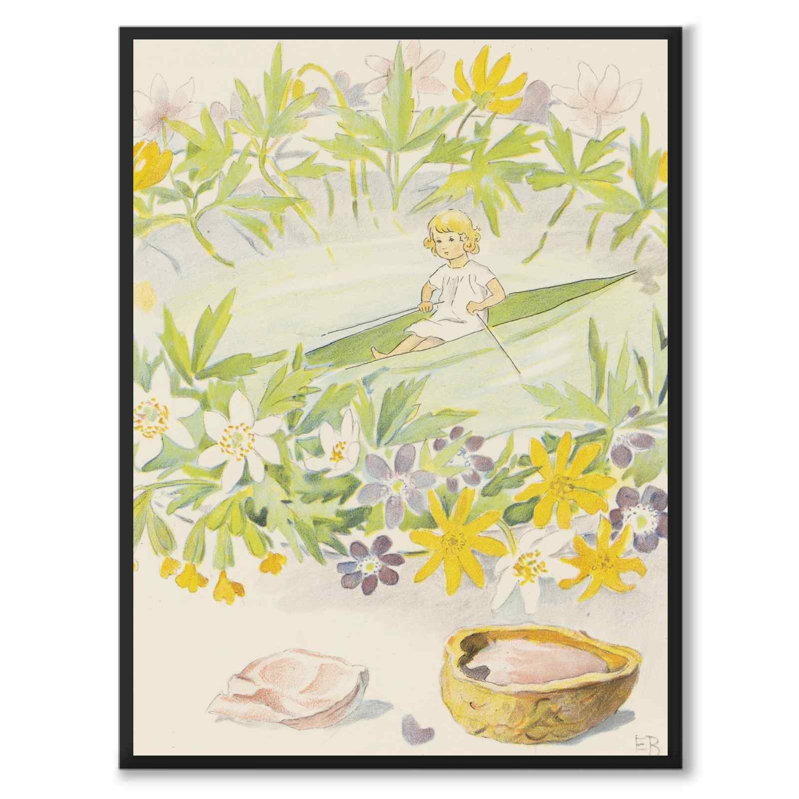 Tummelisa som poster till barnrum från Historly – helbild utan vit kant – bild 2