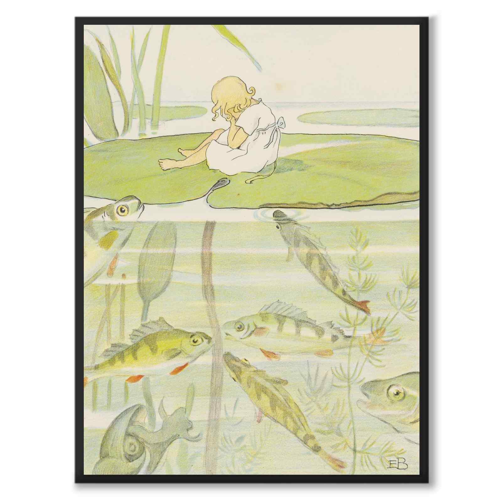 Tummelisa som poster till barnrum från Historly – helbild utan vit kant – bild 2