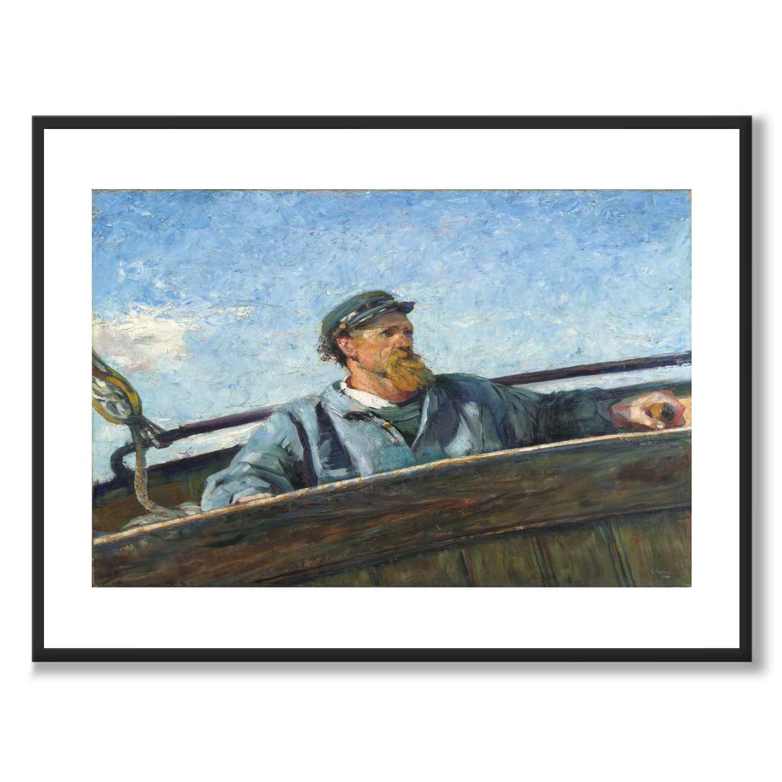Nordenvind as an art poster from Historly – with white border without title