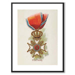 St. Olaf as a vintage illustration and poster from Historly – with white border without title