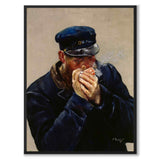 Losen tar seg en røyke as an art poster from Historly – full image without white border