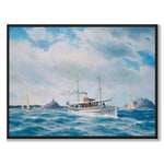 Steam Frigate Hunt by Jacob Hägg as an art poster from Historly – full image without white border