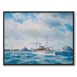 Steam Frigate Hunt by Jacob Hägg as an art poster from Historly – full image without white border