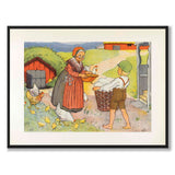 Pelles nya kläder som poster till barnrum från Historly – helbild utan vit kant