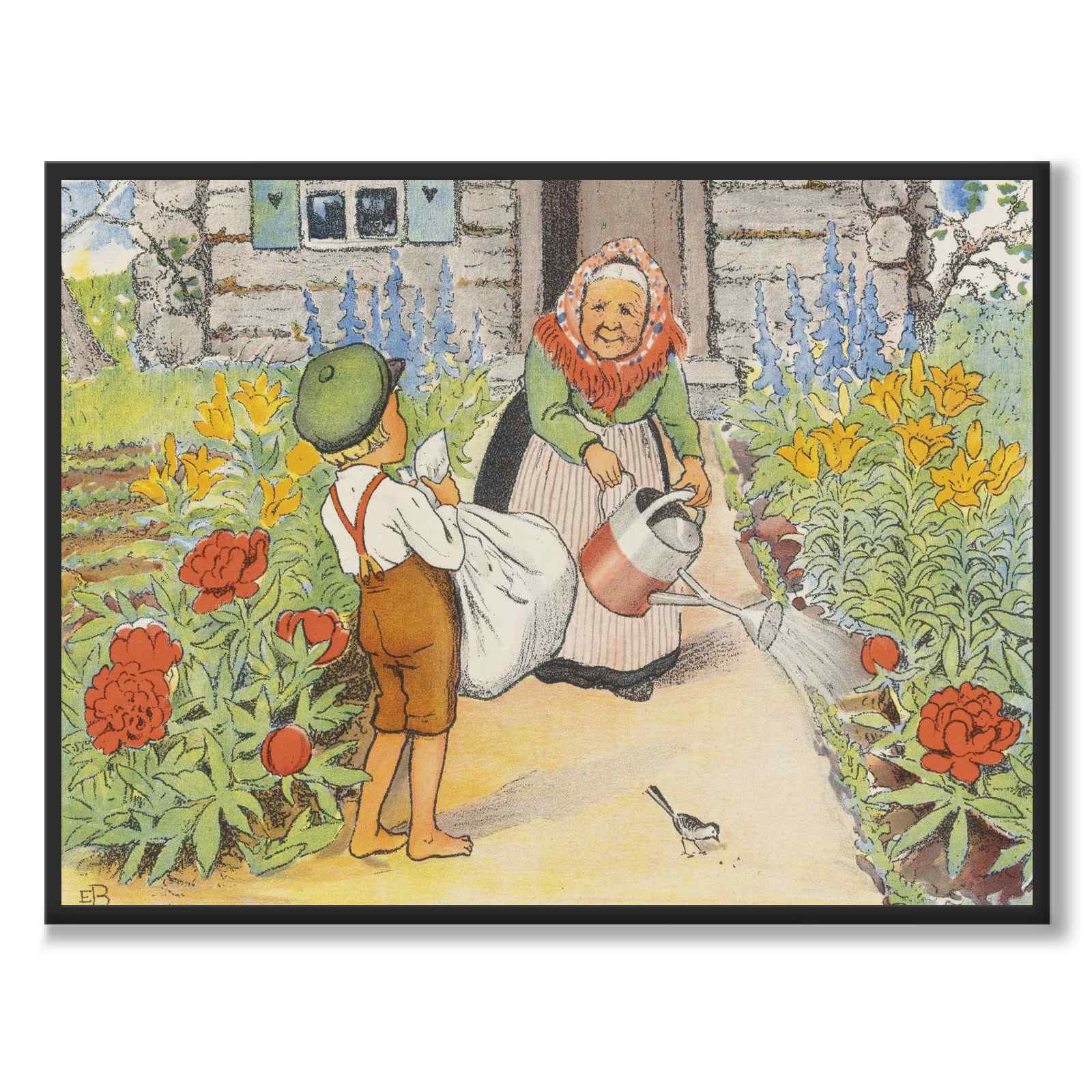 Pelle's New Clothes as a poster for a children's room from Historly – full image without white border – image 3
