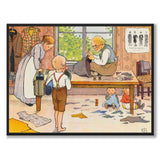 Pelle's New Clothes as a poster for a children's room from Historly – full image without white border – image 3
