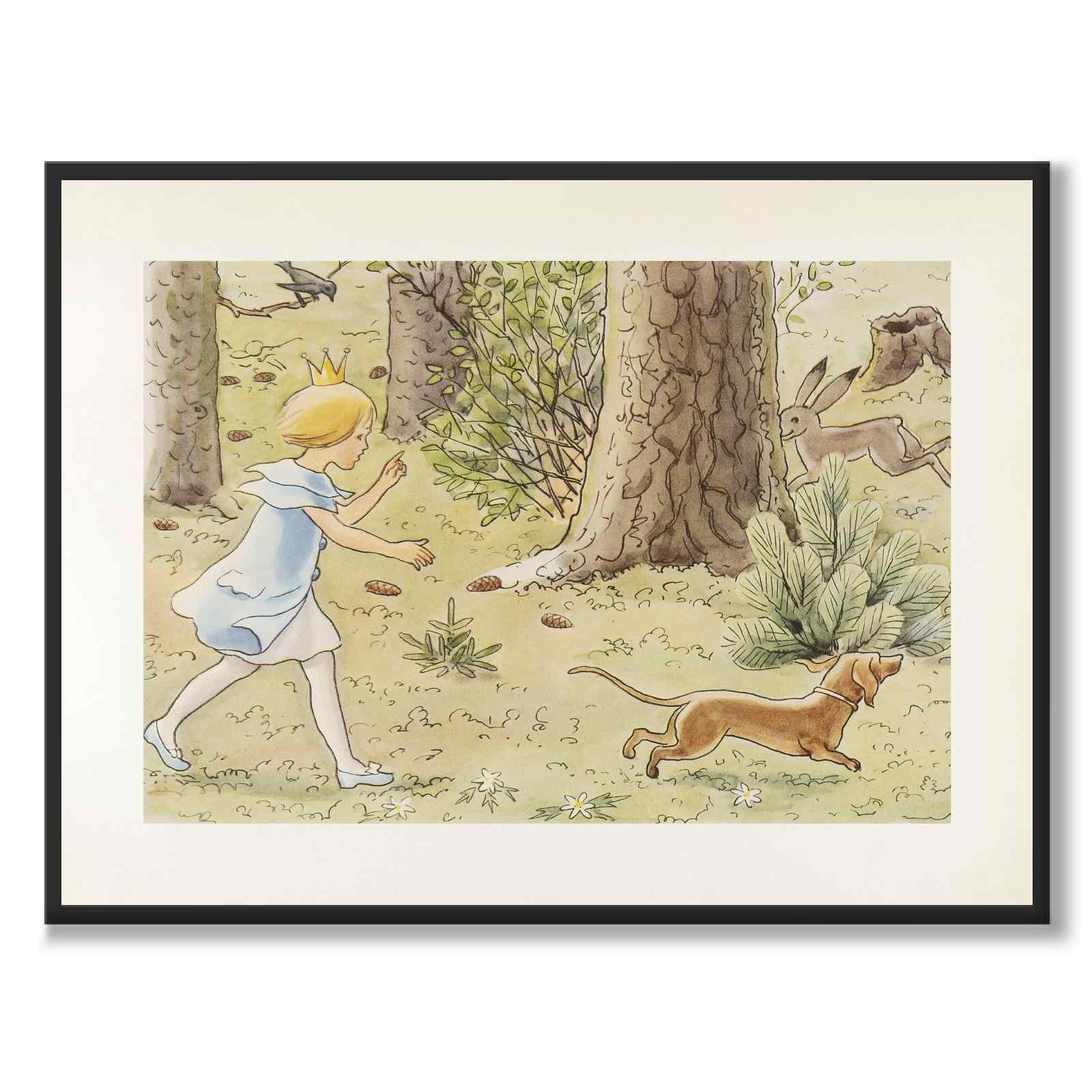 Sessalätt's Adventure as a poster for a children's room from Historly – full-bleed without white border