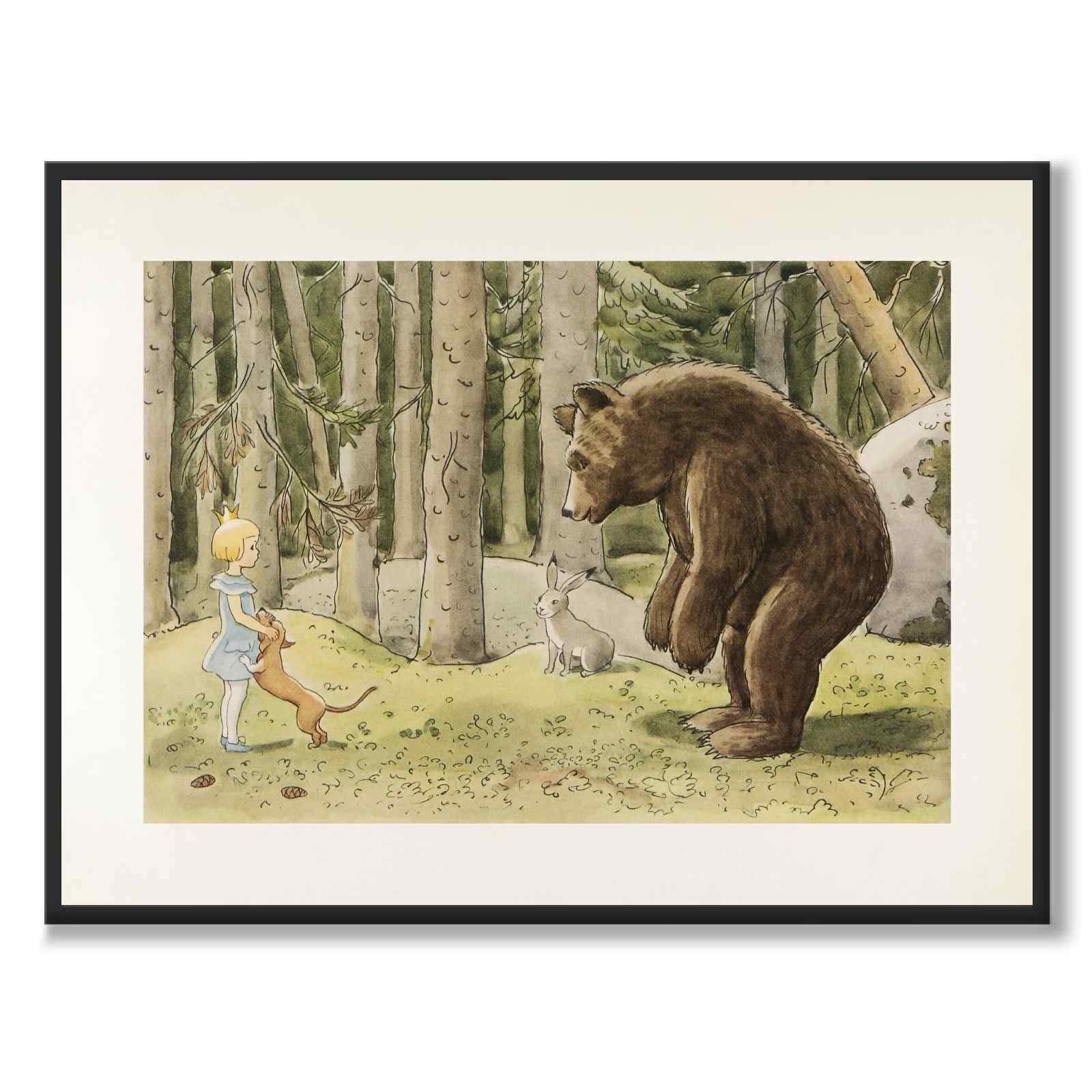 Sessalätt's Adventure as a poster for a children's room from Historly – full image without white border