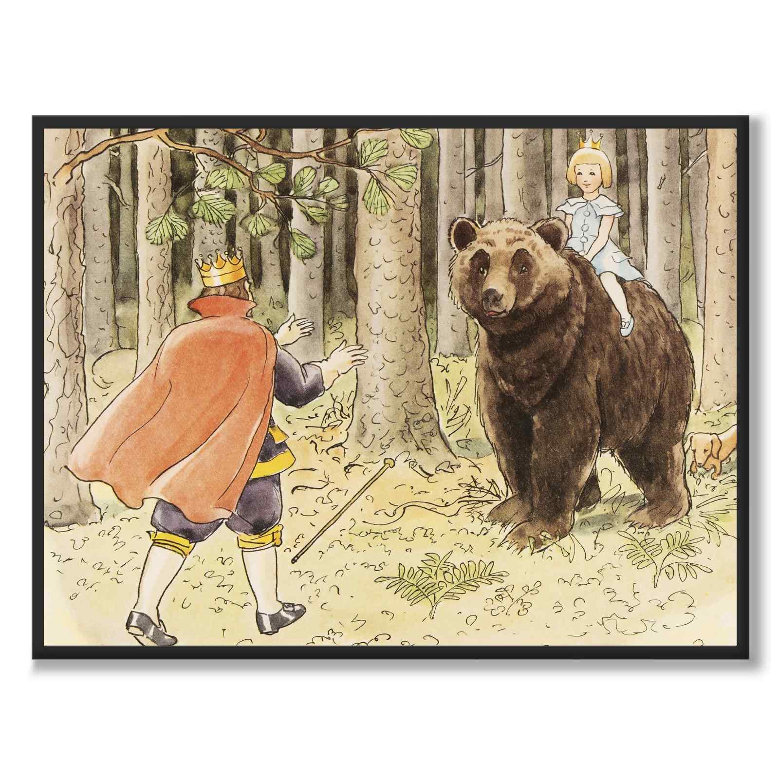 Sessalätt's Adventure as a poster for children's rooms from Historly – full image without white border – image 3