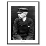 Roald Amundsen as a historic photograph and poster from Historly – with white border and title