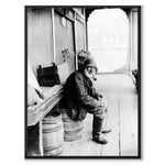 Tiedemannfiskeren som historiskt fotografi och poster från Historly – helbild utan vit kant