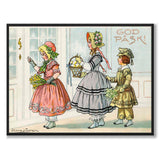 Happy Easter! by Jenny Nyström as a vintage illustration and poster from Historly – full image without white border
