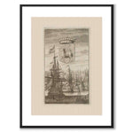 The coat of arms of Gotland as a vintage illustration and poster from Historly – with white border without title
