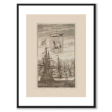 The coat of arms of Gotland as a vintage illustration and poster from Historly – with white border without title