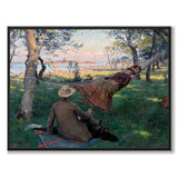 Sommarsiesta af Johan Krouthén som plakat – helbillede