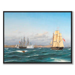 Lissabons Roads by Carl Dahl as a poster – full view