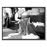 Mending Tennis Net -- Sailor's Snug Harbor af Bain News Service som plakat – helbillede