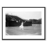 Lenglen af Bain News Service som plakat – hvid kant & titel