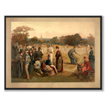 Lawn tennis som plakat – helbillede