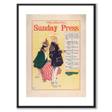 Philadelphia Sunday Press, May 26, 1895 af George Reiter Brill som plakat – hvid kant