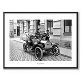 Brush Runabout som historisk Stockholmsposter från Historly – med vit kant och titel – bild 6