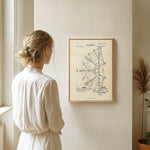 Flying Apparatus as wall art in an inspiring interior setting