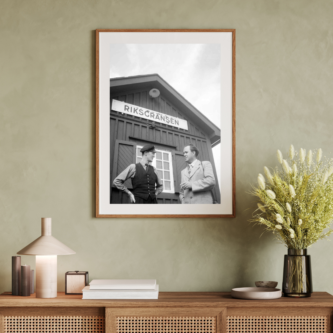 Riksgränsen Station Building 1950 as a historic photograph and poster from Historly – image 2