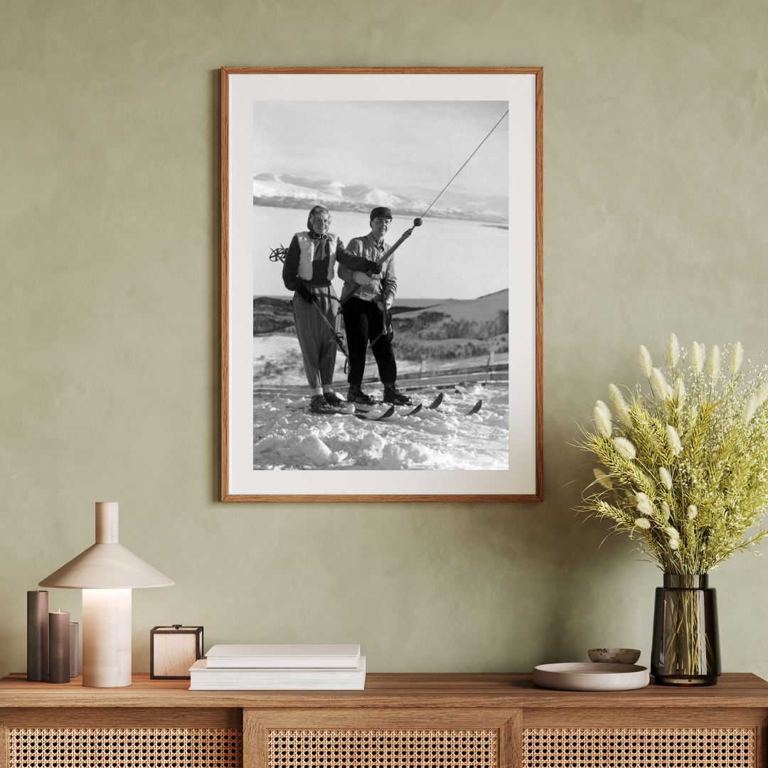 The Ski Lift in Björkliden as a historic photograph and poster from Historly – image 3