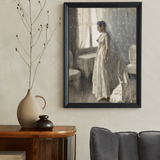 Bruden av Anders Zorn som väggkonst i inspirerande inredningsmiljö
