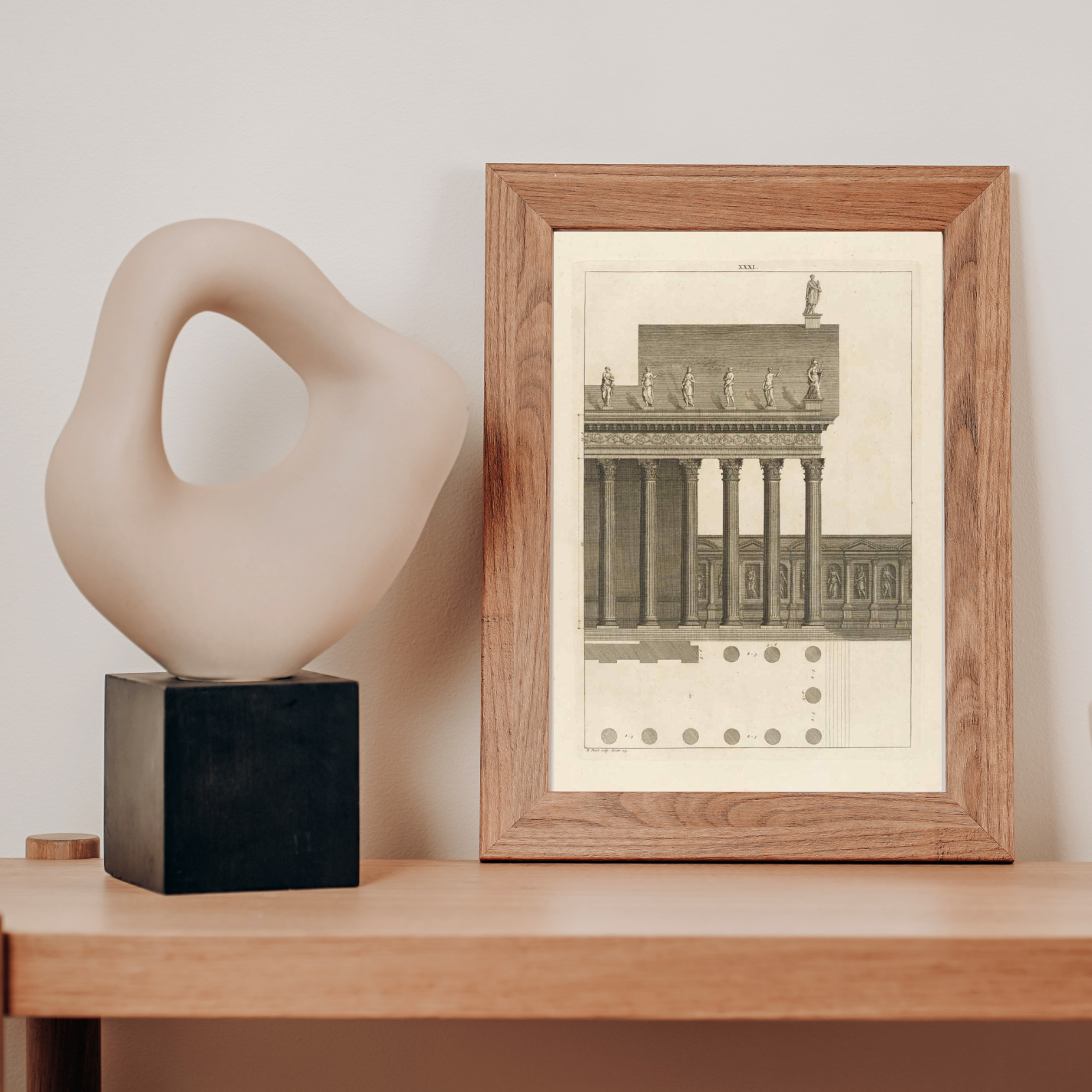 Palladio som vintageillustration och poster från Historly – bild 2