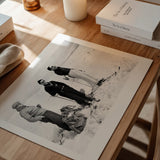 Gausta 1940 as wall art in an inspiring interior setting