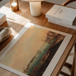 View from Slussen 1840 as wall art in an inspiring interior setting