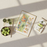 Duktiga Annika as wall art in an inspiring interior setting