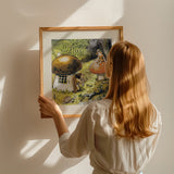 Ocke, Nutta and Pillerill as wall art in an inspiring interior setting