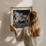 Kary H. Lasch - Monaco Grand Prix 1959 som väggkonst i inspirerande inredningsmiljö